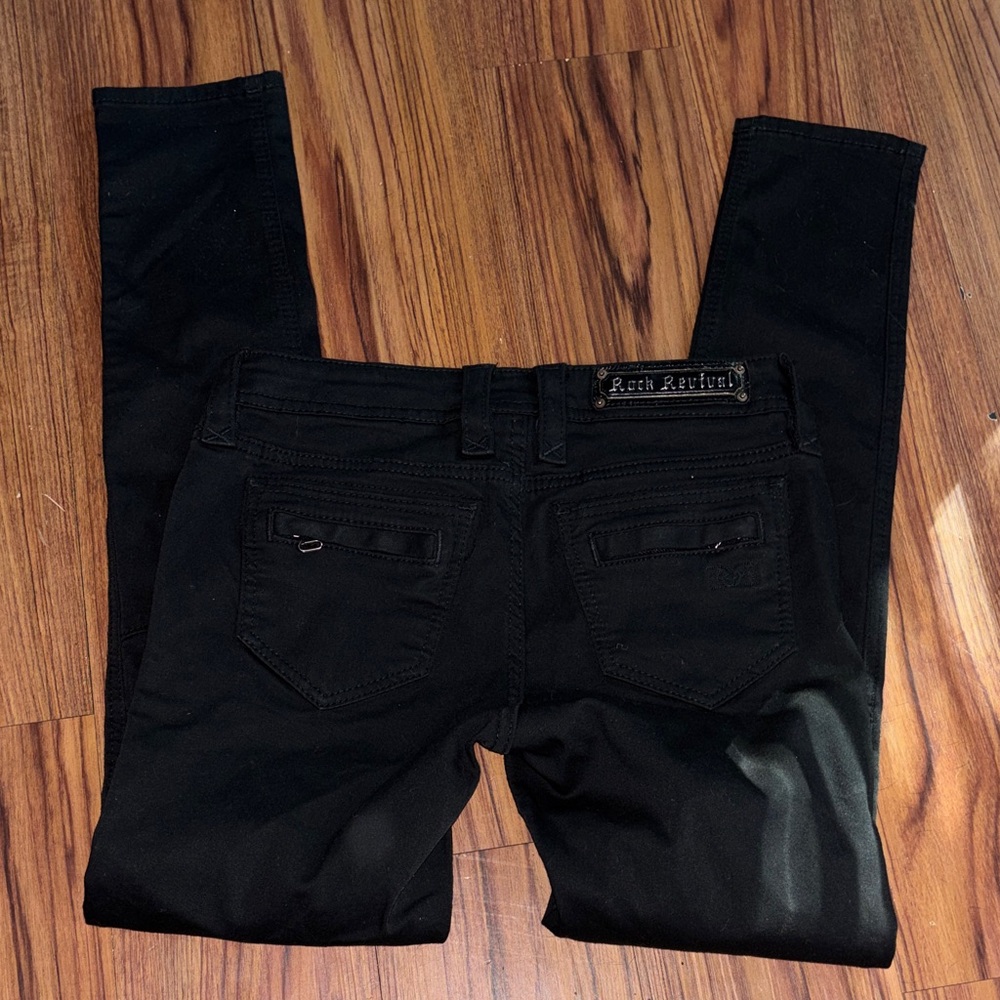 Rock Revival Black Skinny Jeans